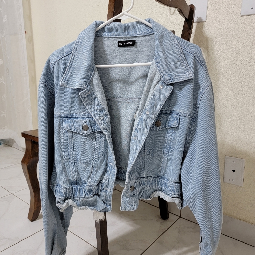 Pretty little thing denim jacket
